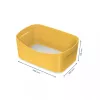 Leitz MyBox Cosy tabuleiro de arrumação, tabuleiro de arrumação, amarelo, retangular, plástico, monocolor, 246 mm