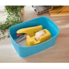 Leitz MyBox Cosy bacia de arrumação, caixa de arrumação, azul, retangular, plástico, monocromático, interior