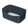 Leitz MyBox Cosy bacia de arrumação, caixa de arrumação, cinzento, retangular, plástico, monocromático, interior