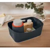 Leitz MyBox Cosy bacia de arrumação, caixa de arrumação, cinzento, retangular, plástico, monocromático, interior