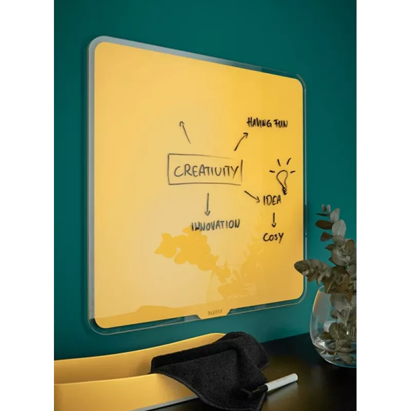 Leitz MyBox Cosy tabuleiro organizador comprido, arrumação, caixa de arrumação, amarelo, retangular, plástico, monocromático, 307 mm