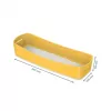 Leitz MyBox Cosy tabuleiro organizador comprido, arrumação, caixa de arrumação, amarelo, retangular, plástico, monocromático, 307 mm