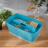 Leitz MyBox Cosy tabuleiro organizador com pega, pequeno, arrumação, azul, plástico, 307 mm, 181 mm, 56 mm, 300 g