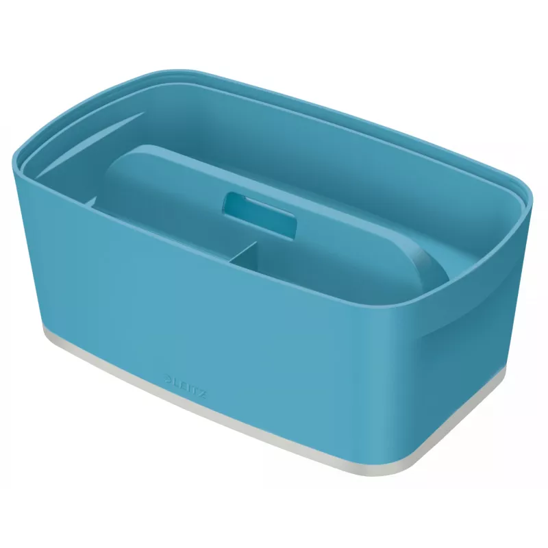 Leitz MyBox Cosy tabuleiro organizador com pega, pequeno, arrumação, azul, plástico, 307 mm, 181 mm, 56 mm, 300 g