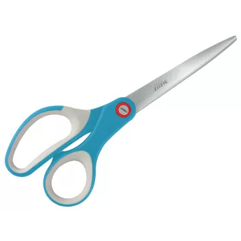 Leitz Cosy Titanium tesoura de escritório 205 mm, adulto, corte reto, individual, azul, aço inoxidável, tesoura de escritório