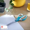 Leitz Cosy Titanium tesoura de escritório 205 mm, adulto, corte reto, individual, azul, aço inoxidável, tesoura de escritório