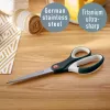 Leitz Cosy Titanium tesoura de escritório 205 mm, adulto, corte reto, individual, cinzento, aço inoxidável, tesoura de escritório