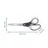 Leitz Cosy Titanium tesoura de escritório 205 mm, adulto, corte reto, individual, cinzento, aço inoxidável, tesoura de escritório