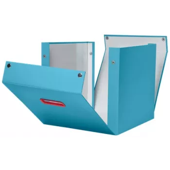 Leitz Click & Store Cosy Cube Large caixa de arrumação, caixa de arrumação, azul, retangular, cartão, de uma só cor, interior