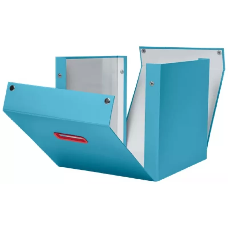 Leitz Click & Store Cosy Cube Large caixa de arrumação, caixa de arrumação, azul, retangular, cartão, de uma só cor, interior