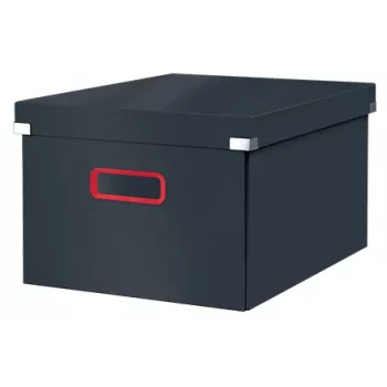 Leitz Click & Store Cosy Medium caixa de arrumação, caixa de arrumação, cinzento, retangular, cartão, monocromático, interior