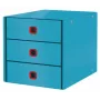 Leitz Click & Store Cosy gaveteiro (3 gavetas), azul, cartão, 286 mm, 358 mm, 282 mm
