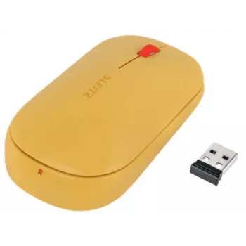 Leitz Cosy rato sem fios, ambidestro, RF Wireless + Bluetooth, 4000 DPI, laranja