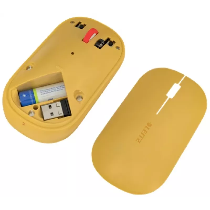 Leitz Cosy rato sem fios, ambidestro, RF Wireless + Bluetooth, 4000 DPI, laranja