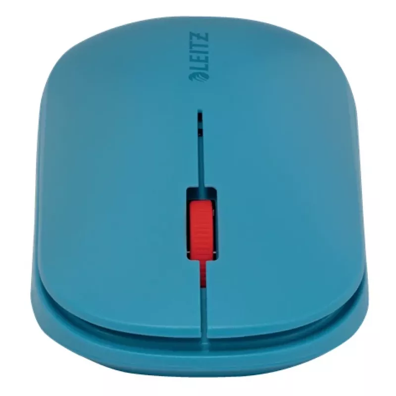 Leitz Cosy rato sem fios, ambidestro, RF Wireless + Bluetooth, 4000 DPI, azul