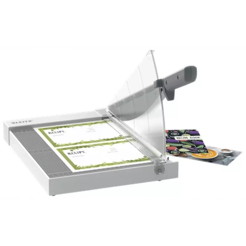 Leitz Precision Home corta-papel A4, 8 folhas, A4, 80 g/m², cinzento, borracha, 298 mm