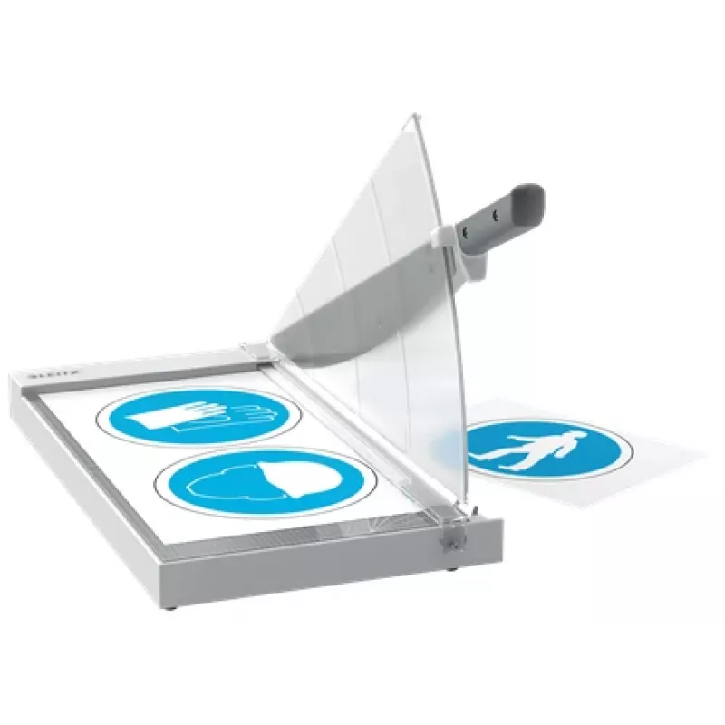 Leitz Precision Office corta-papel A3, 15 folhas, aço inoxidável, A3, 80 g/m², vidro, aço inoxidável, antracite