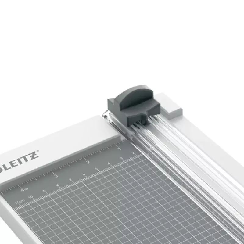 Leitz Precision Home corta-papel A4, 8 folhas, A4, 80 g/m², cinzento, borracha, 153 mm