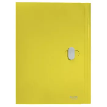 Leitz Recycle pasta com 3 abas, pasta de arquivo, A4, polipropileno (PP), amarelo, horizontal, 150 folhas