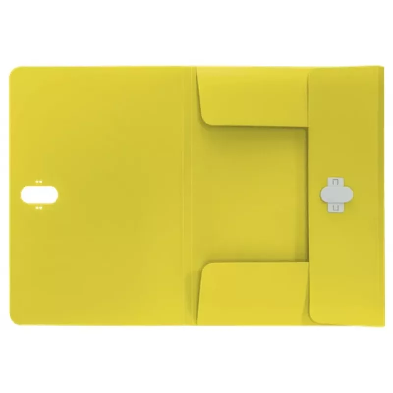 Leitz Recycle pasta com 3 abas, pasta de arquivo, A4, polipropileno (PP), amarelo, horizontal, 150 folhas