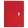 Leitz Recycle pasta com 3 abas, pasta de arquivo, A4, polipropileno (PP), vermelho, horizontal, 150 folhas