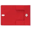 Leitz Recycle pasta com 3 abas, pasta de arquivo, A4, polipropileno (PP), vermelho, horizontal, 150 folhas