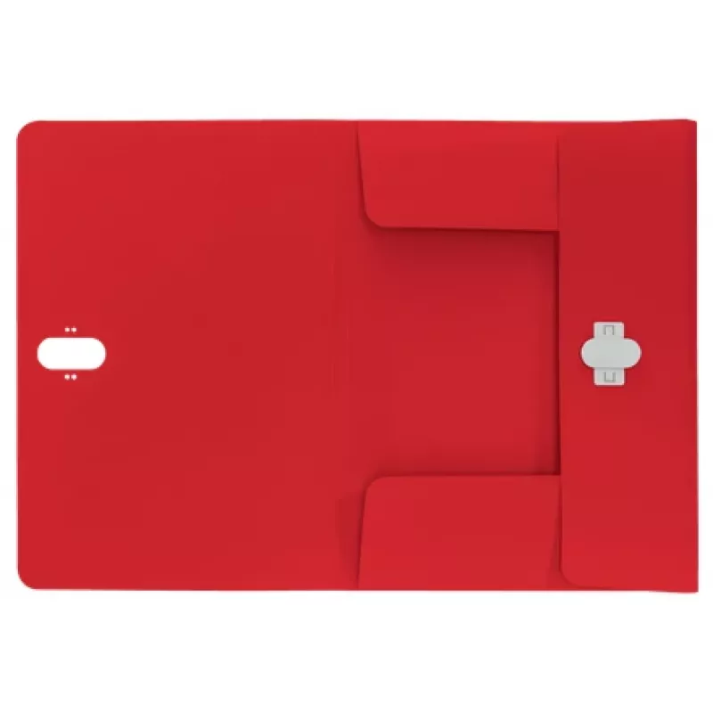 Leitz Recycle pasta com 3 abas, pasta de arquivo, A4, polipropileno (PP), vermelho, horizontal, 150 folhas