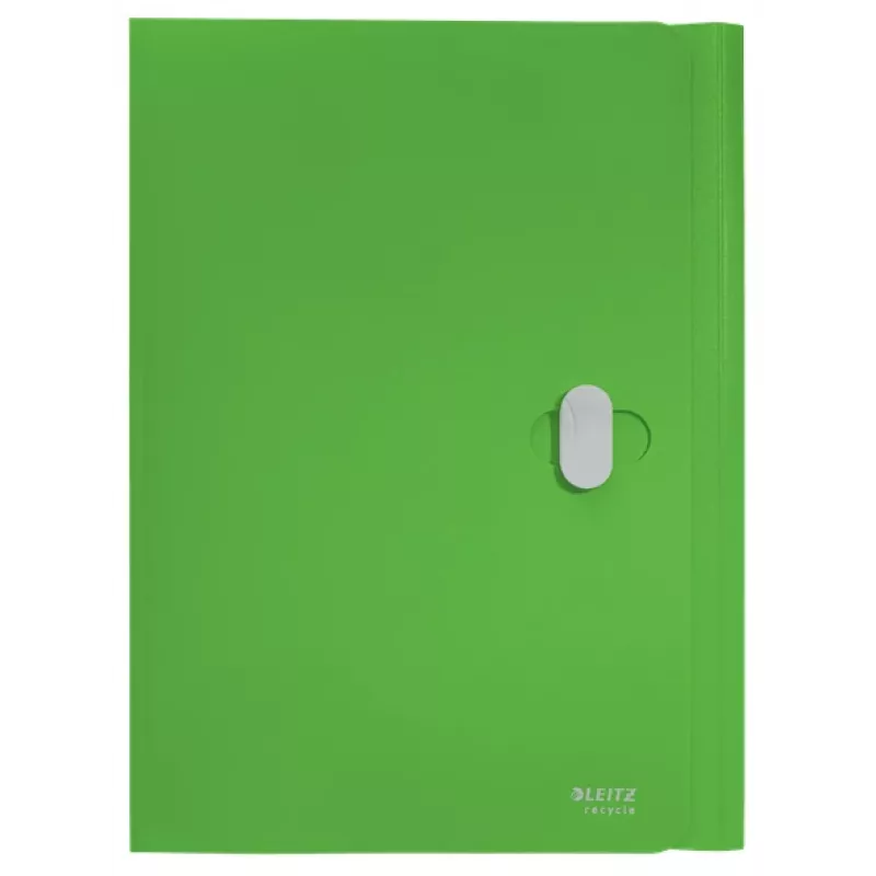 Leitz Recycle pasta com 3 abas, pasta de arquivo, A4, polipropileno (PP), verde, horizontal, 150 folhas