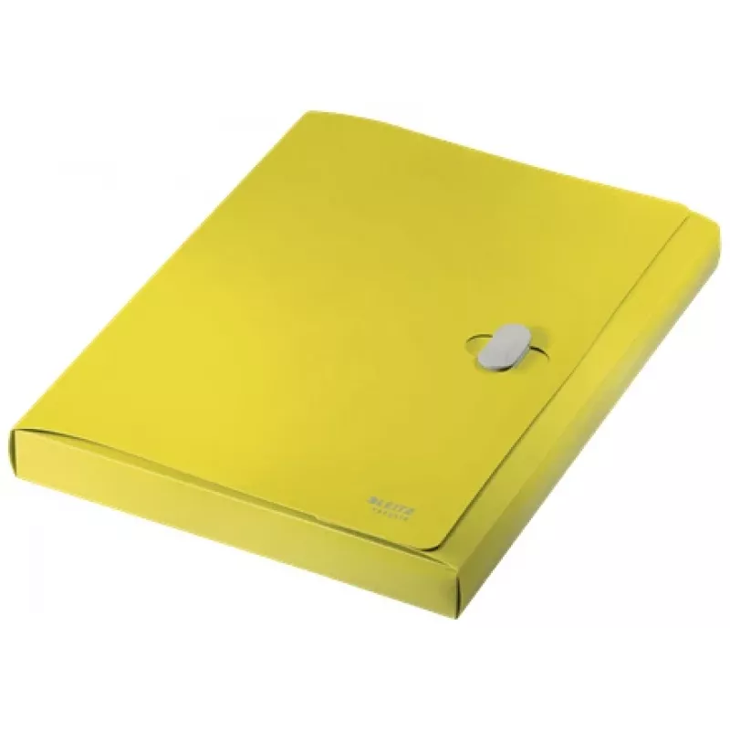 Leitz Recycle caixa de arquivo, dossiê convencional, A4, polipropileno (PP), amarelo, horizontal/vertical, 250 folhas