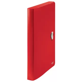 Leitz Recycle caixa de arquivo, dossiê convencional, A4, polipropileno (PP), vermelho, horizontal/vertical, 250 folhas