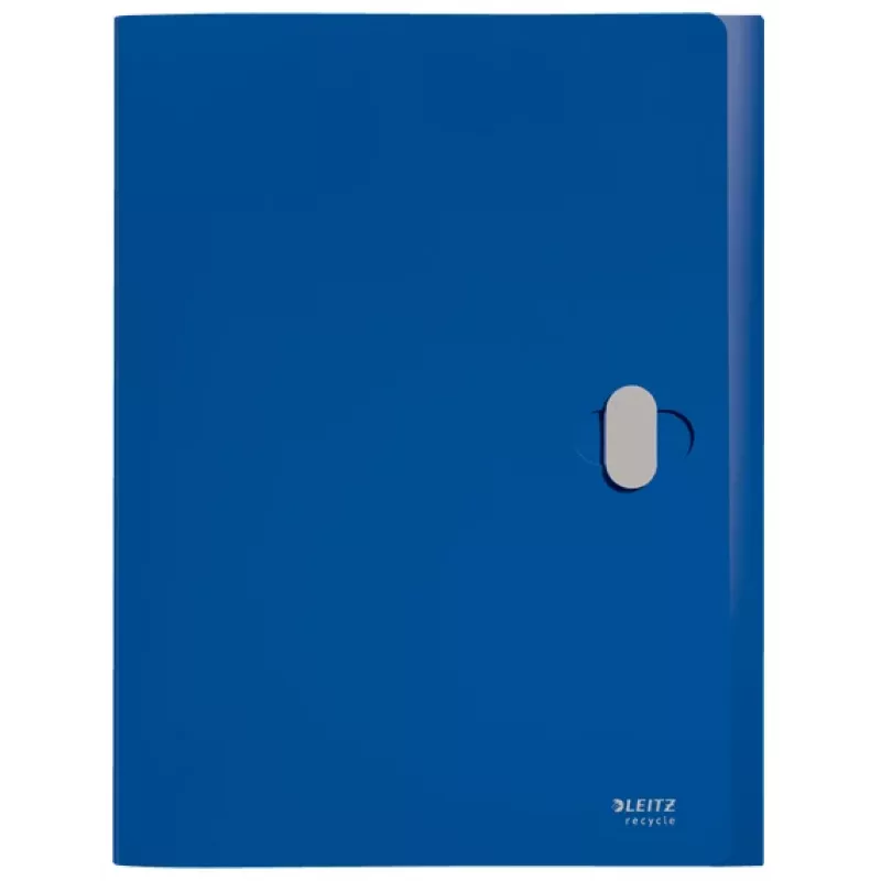 Leitz Recycle caixa de arquivo, dossiê convencional, A4, polipropileno (PP), azul, horizontal/vertical, 250 folhas