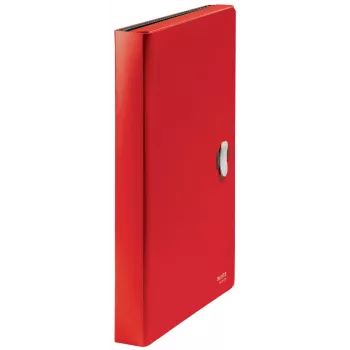 Leitz Recycle pasta de fole extensível, dossiê convencional, A4, polipropileno (PP), vermelho, horizontal, 250 folhas