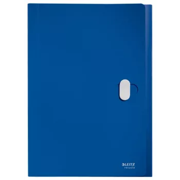 Leitz Recycle pasta de fole extensível, dossiê convencional, A4, polipropileno (PP), azul, horizontal, 250 folhas