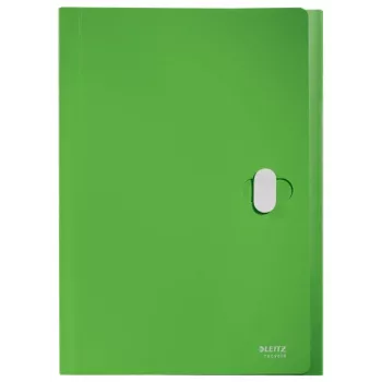 Leitz Recycle pasta de fole extensível, dossiê convencional, A4, polipropileno (PP), verde, horizontal, 250 folhas