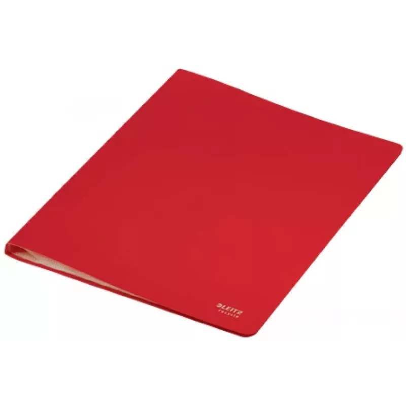 Leitz Recycle livro de apresentação, vermelho, polipropileno (PP), 20 compartimentos, 40 folhas, horizontal/vertical, A4
