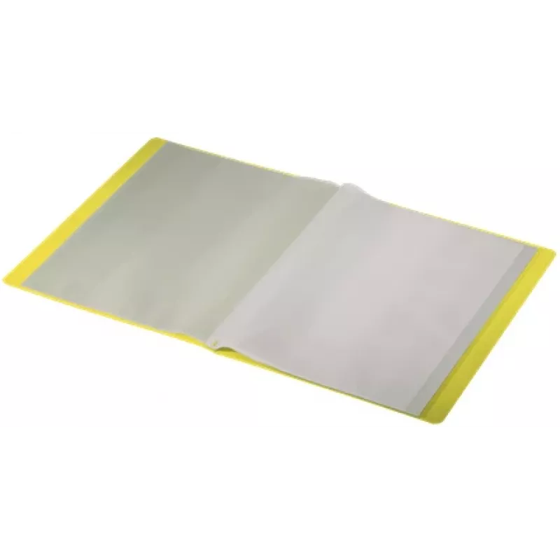 Leitz Recycle livro de apresentação, amarelo, polipropileno (PP), 40 compartimentos, 80 folhas, horizontal/vertical, A4