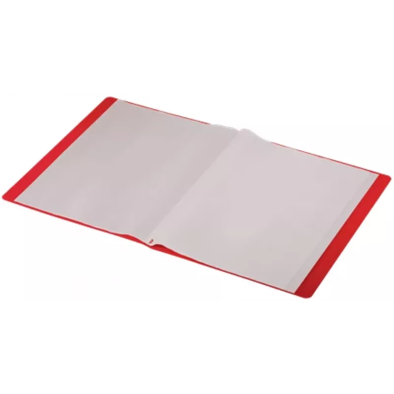 Leitz Recycle livro de apresentação, vermelho, polipropileno (PP), 40 compartimentos, 80 folhas, horizontal/vertical, A4