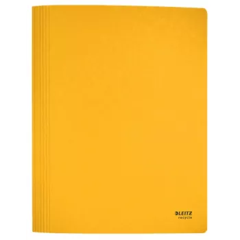 Leitz Recycle Pasta plana de cartão, dossier convencional, A4, cartão, Amarelo, Horizontal/Vertical, 250 folhas