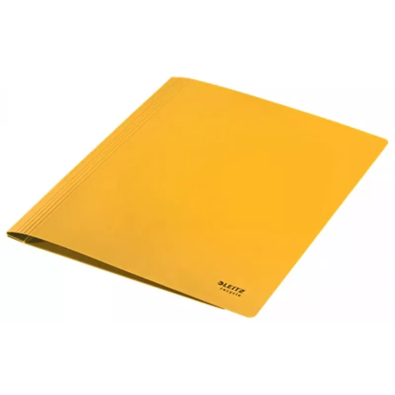 Leitz Recycle Pasta plana de cartão, dossier convencional, A4, cartão, Amarelo, Horizontal/Vertical, 250 folhas