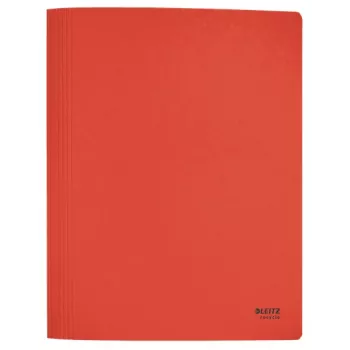 Leitz Recycle Dossier plano de cartão, dossier convencional, A4, cartão, Vermelho, Horizontal/Vertical, 250 folhas