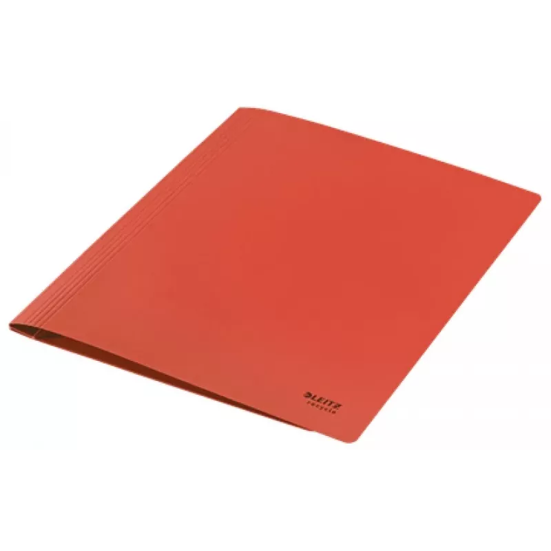 Leitz Recycle Dossier plano de cartão, dossier convencional, A4, cartão, Vermelho, Horizontal/Vertical, 250 folhas