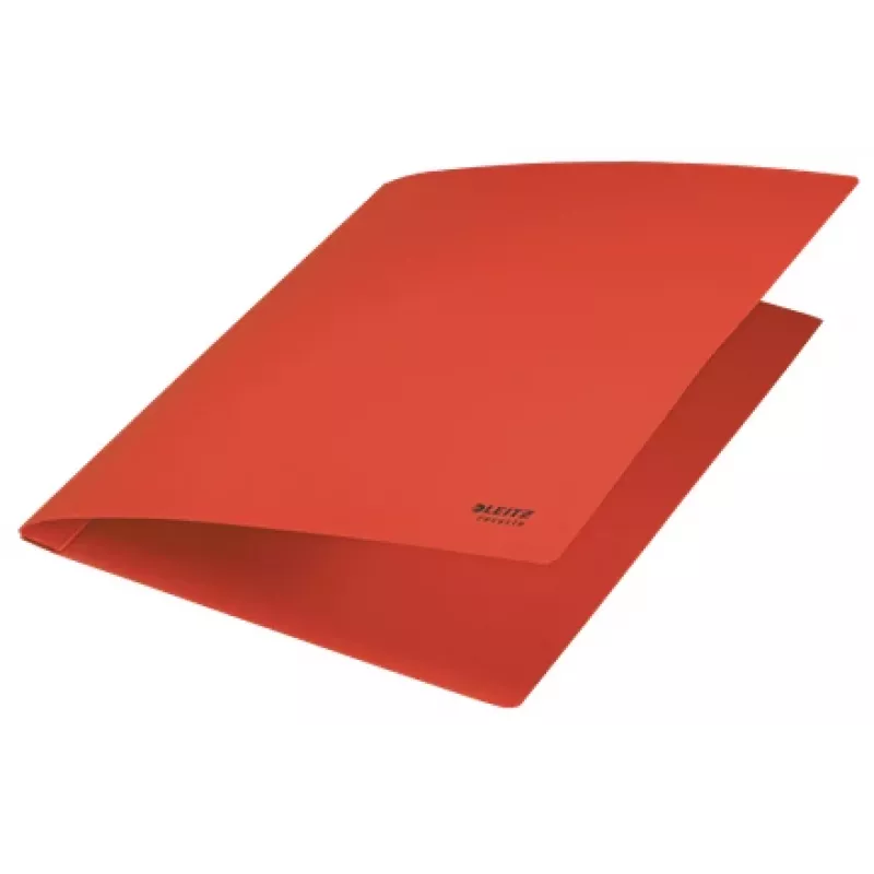 Leitz Recycle Dossier plano de cartão, dossier convencional, A4, cartão, Vermelho, Horizontal/Vertical, 250 folhas