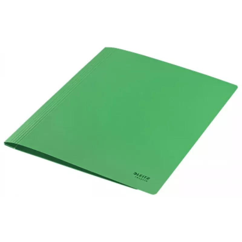 Leitz Recycle Dossier plano de cartão, dossier convencional, A4, cartão, Verde, Horizontal/Vertical, 250 folhas