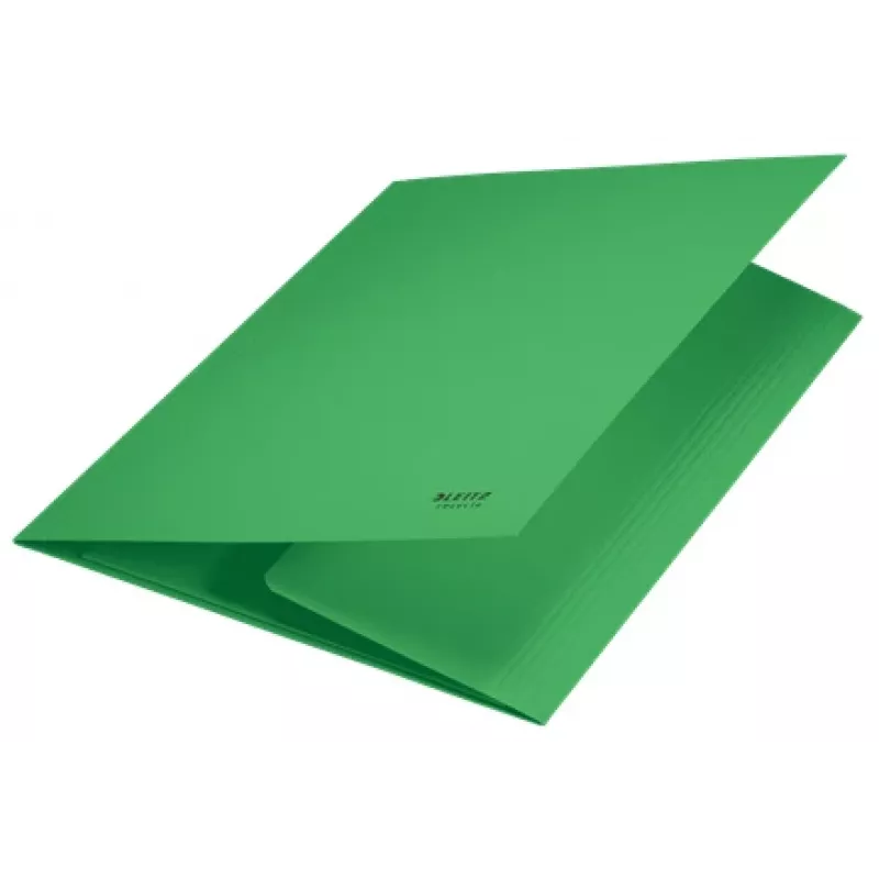 Leitz Recycle Pasta de cartão com 3 abas, pasta convencional, A4, cartão, Verde, Horizontal/Vertical, 250 folhas