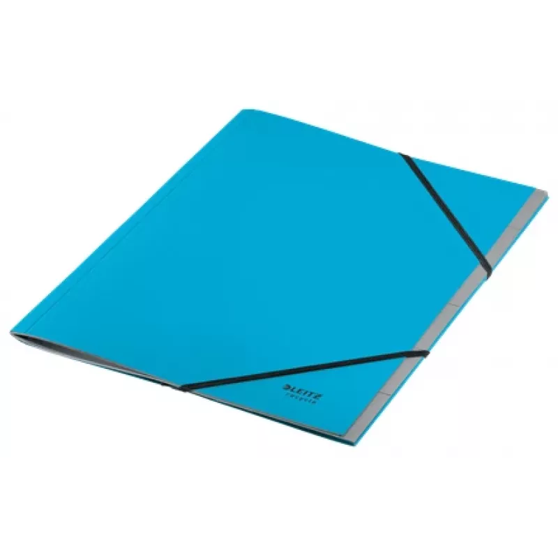 Leitz Recycle Separador de cartão, pasta de assinaturas, A4, cartão, Azul, 430 g/m², elástico