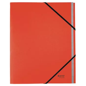 Leitz Recycle Separador de cartão, A4, cartão, Vermelho, 430 g/m², neutro em carbono, 247 mm