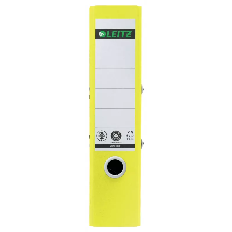 Leitz 180° Dossier de alavanca Recycle, A4, anel redondo, arquivo, cartão, Amarelo, Amarelo