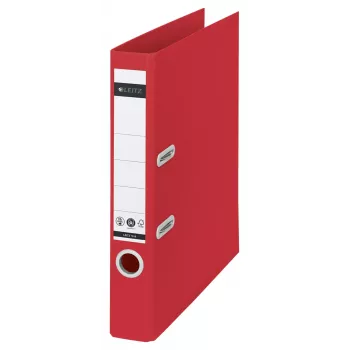 Leitz 180° Dossier Recycle, A4, anel redondo, arquivo, cartão, Vermelho, Vermelho