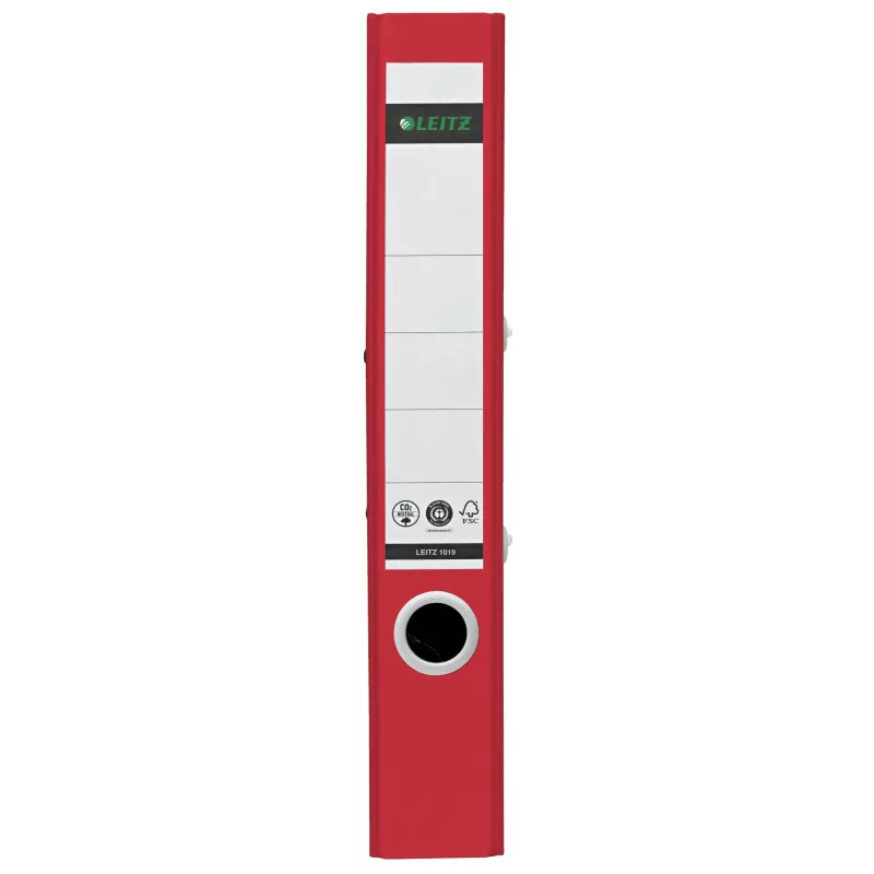 Leitz 180° Dossier Recycle, A4, anel redondo, arquivo, cartão, Vermelho, Vermelho
