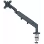 Leitz Ergo Braço de monitor único poupa-espaço, 9 kg, 43,2 cm (17 inch), 81,3 cm (32 inch), 75 x 100 mm, ajuste de altura, Cinzento